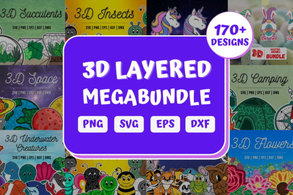 3D Layered SVG Bundle
