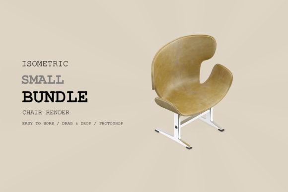 Elevate Your Visual Projects with Isometric Chair 3D Render Pack 29