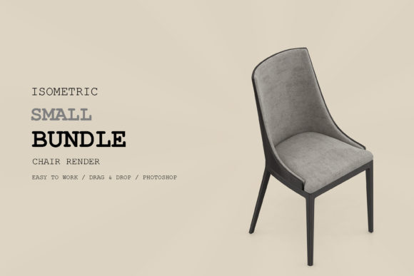 Elevate Your Visual Storytelling with Isometric Chair 3D Render Pack 137