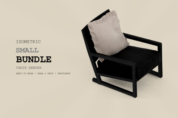 Isometric Armchair 3D Rendering Pack 41