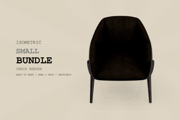 Isometric Armchair 3D Rendering Pack 59