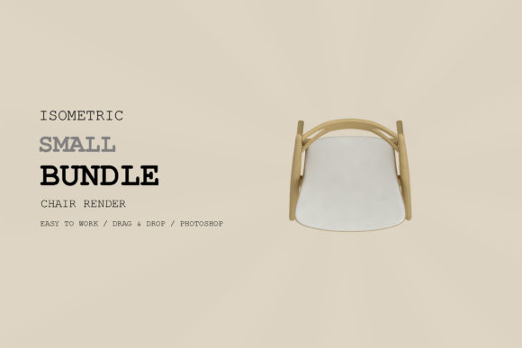 Isometric Chair 3D Render Pack 102