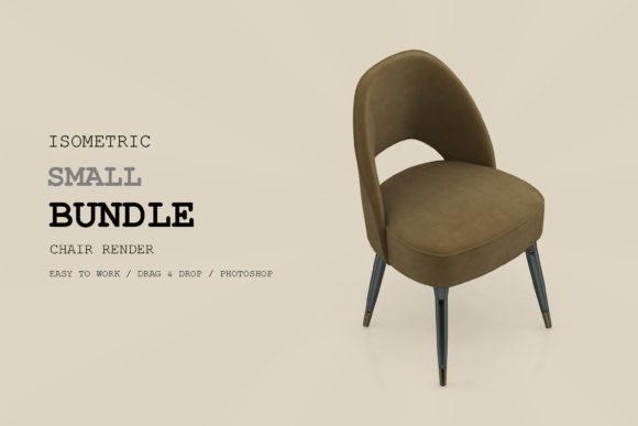 Isometric Chair 3D Render Pack 154: A Comprehensive Evaluation for Designers