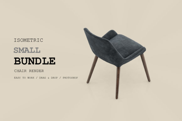 Mastering Spatial Design with Isometric Chair 3D Render Pack 114