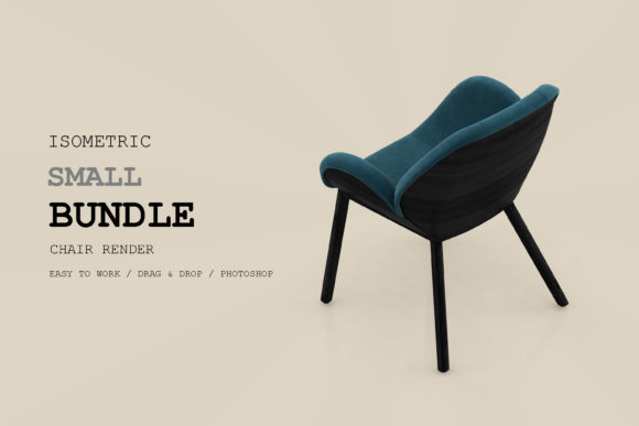 Mastering Visual Communication with Isometric Chair 3D Render Pack 141