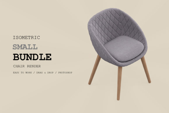 The Strategic Value of Isometric Chair 3D Render Pack 217 in Contemporary Digital and Print Media