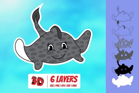 Unlocking Creative Potential with the 3D Cramp-fish SVG Collection